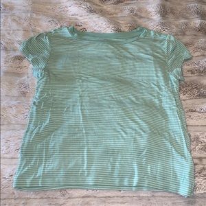 american eagle soft & sexy t shirt. blue and white